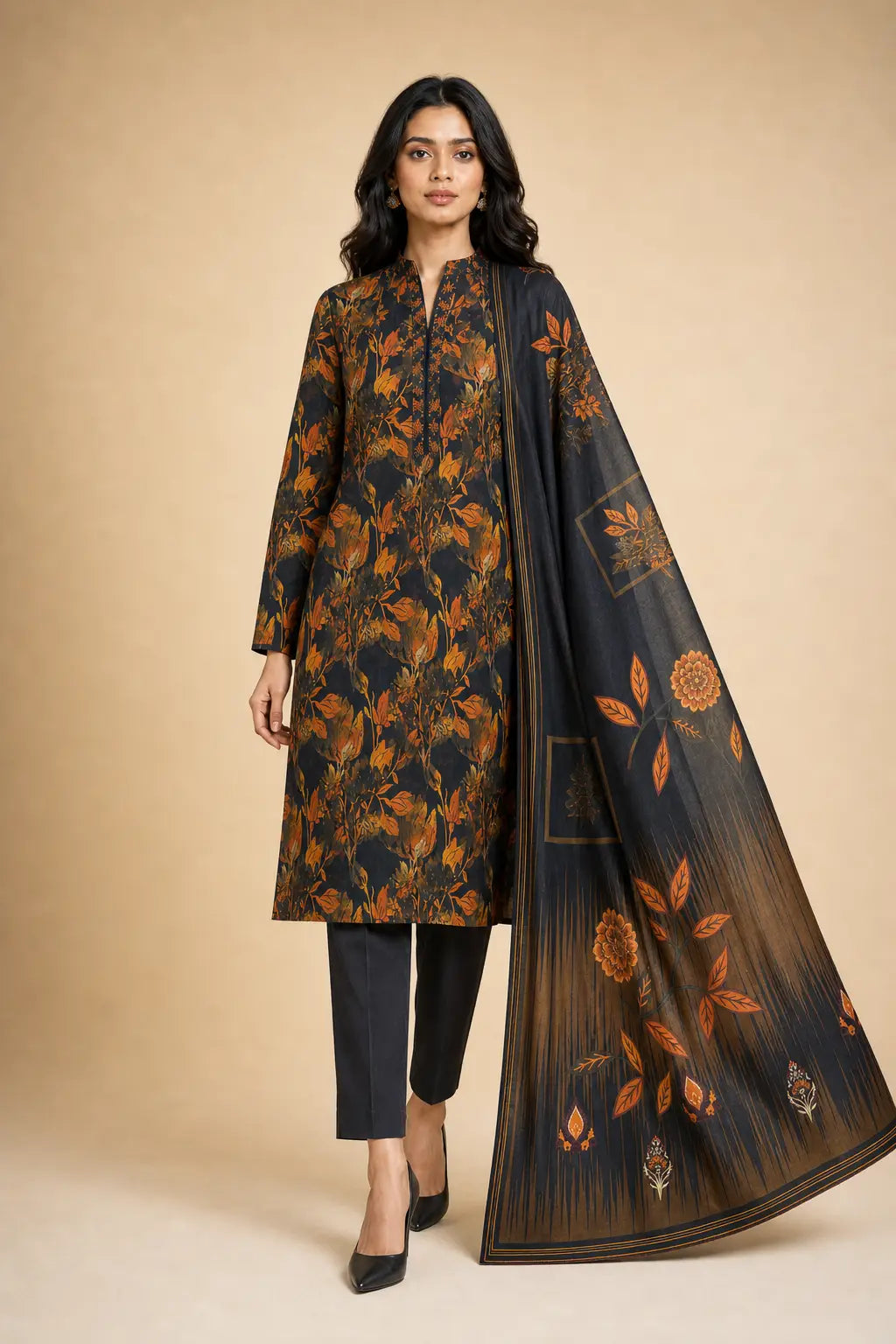 Alkaram Lawn Sale 3-Pc Printed