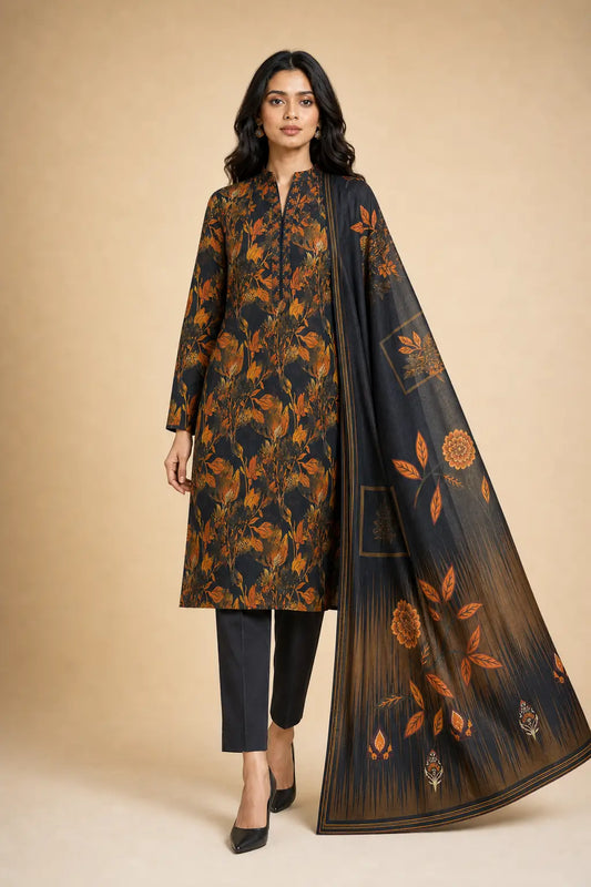Alkaram Lawn Sale 3-Pc Printed