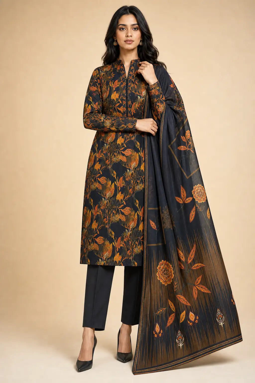 Alkaram Lawn Sale 3-Pc Printed