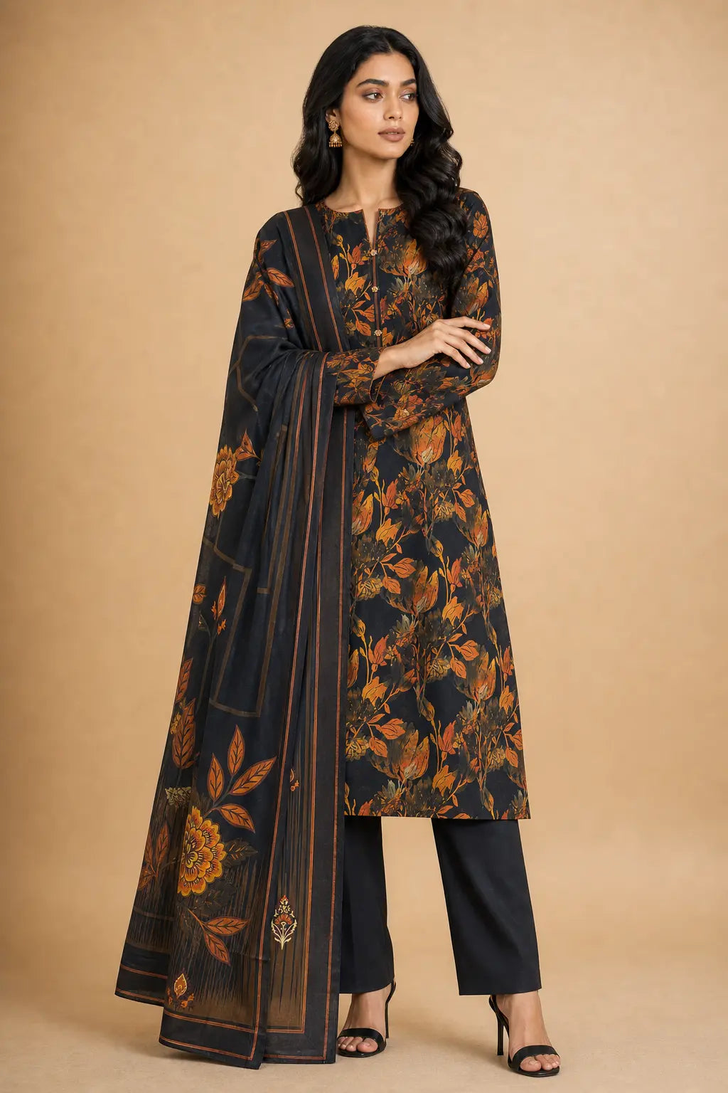 Alkaram Lawn Sale 3-Pc Printed