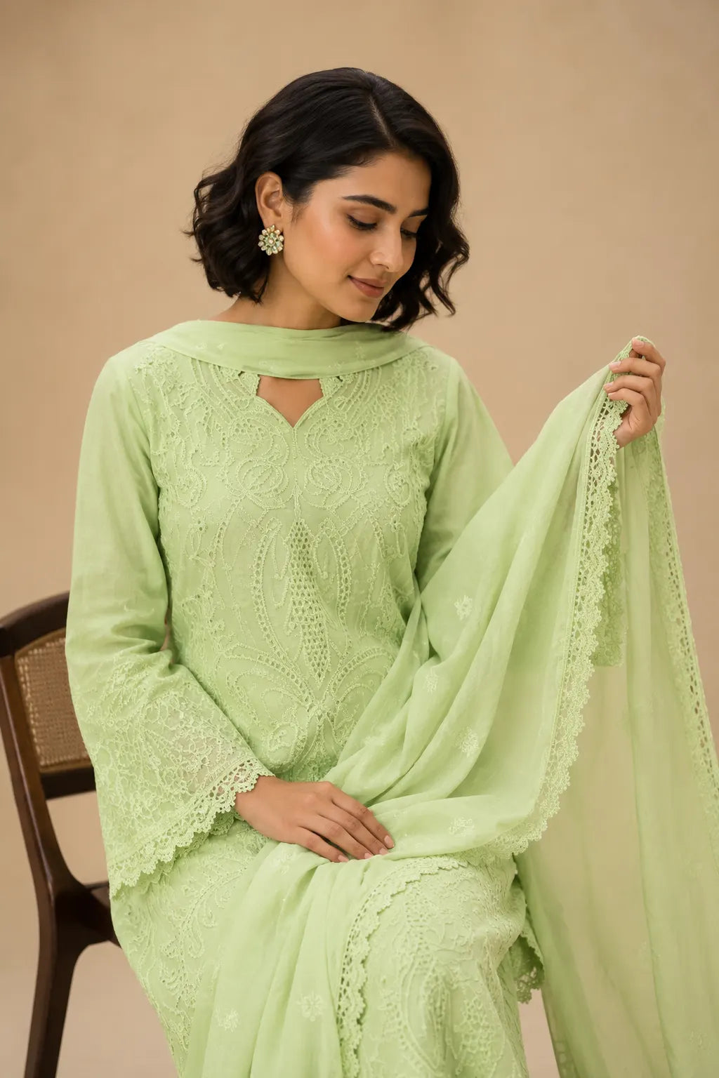 Chikankari Dress